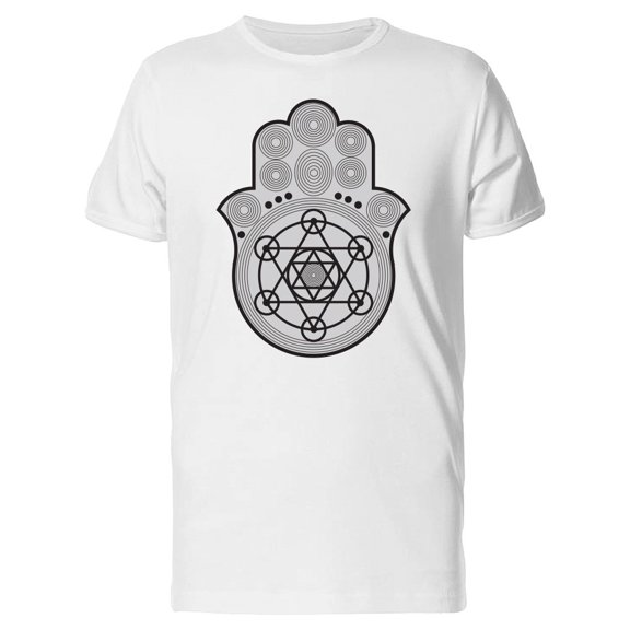 Jewish Sacred Amulet Hamsa Tee Men's -Image by Shutterstock