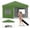 Green, variant on 10x10FT Instant Pop Up Canopy Tent with 4 Side Walls, Complete Commercial Shelter System for Outdoor Events-Black