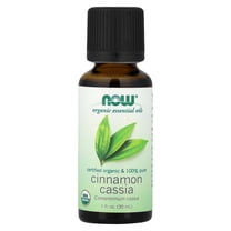 NOW Foods Organic Essential Oils, Cinnamon Cassia, 1 fl oz (30 ml)
