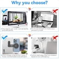 thumbnail image 2 of QJUHUNG CloudValley Adjustable Laptop Stand Magnetic Phone Holder Aluminum Slim Computer Monitor Side Mount Clip for iPhone MagSafe Series and All Phones Portable Foldable Computer Expans, 2 of 5