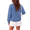 thumbnail image 4 of Womens Oversized Sweatshirts Basic Solid Tops Fall Winter Clothes Crewneck Outfits Pullover, 320, 4 of 4