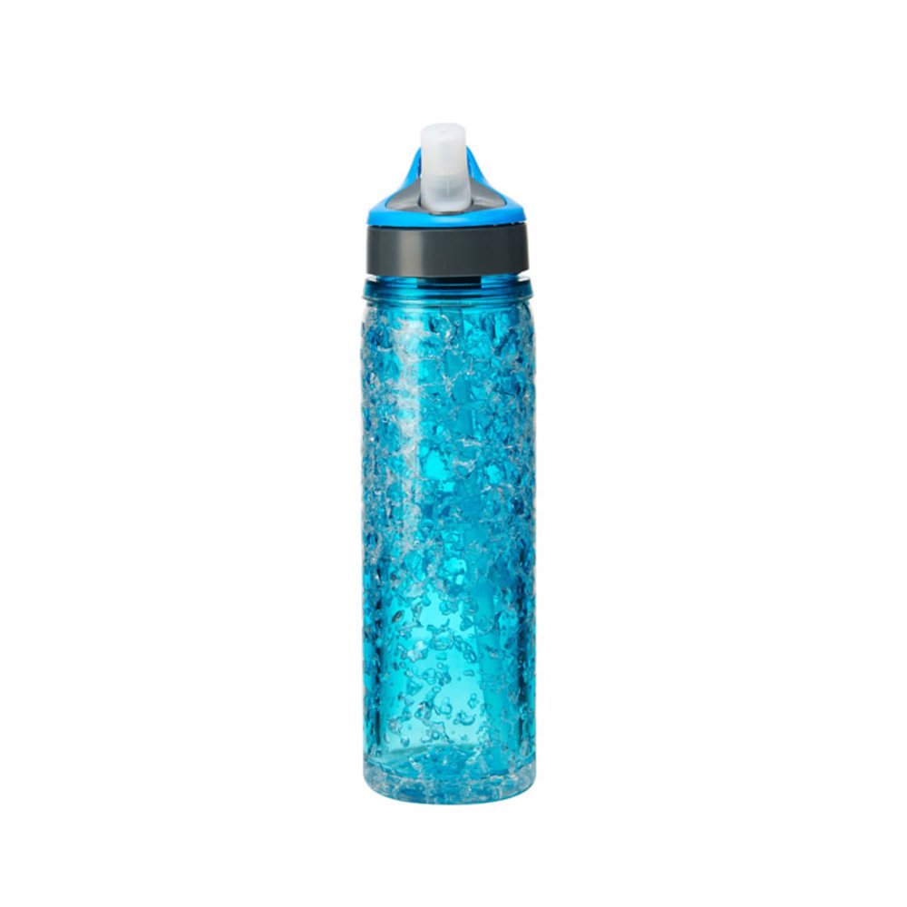 Copco 18ounce Double Wall Titan Water Bottle, Blue Crackle Gel