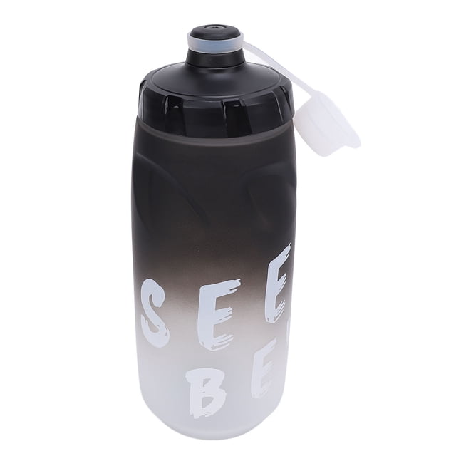 Botella de Agua de Fitness, Exrimir la Botella de Agua de Ciclismo Cubierta de Polvo de Silicona Tpe Spout para Al Aire Libre