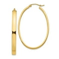 thumbnail image 1 of Boucles d'Oreilles Ovales en Or Jaune 14k, 1 of 8