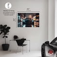 thumbnail image 5 of Drive Through The Town Car Canvas Wall Art by Notoriart, Gallery Wrapped, 45" x 30", 5 of 7