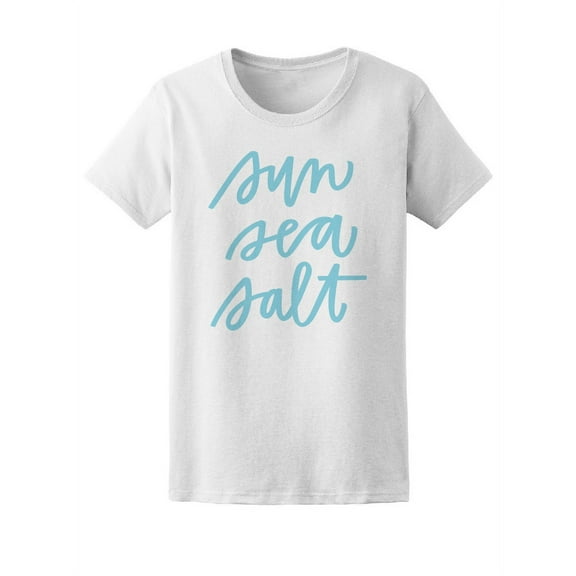 Sun Sea Salt, Ocean & Vacations Tee Women's -Image by Shutterstock