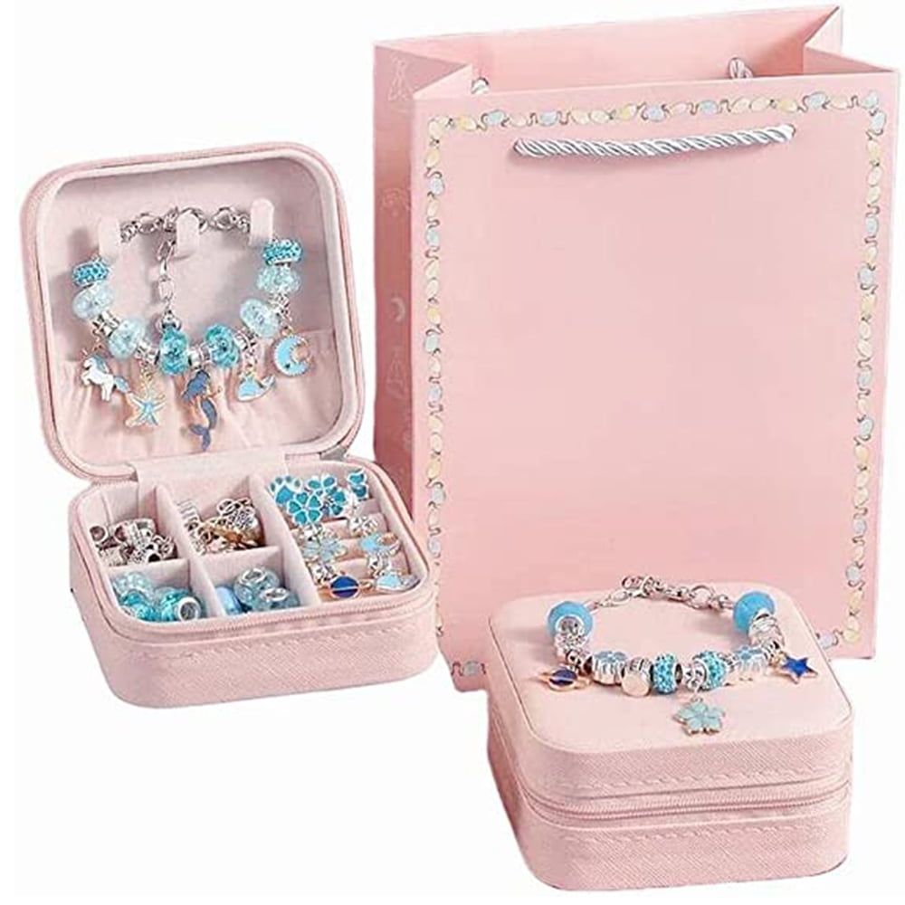  Sofier Charm Bracelet Making Kit for Girls Jewelry Box Jewelry  Making Kit Gifts for Girls 4-12 Kids DIY Craft Toys Birthday Christmas