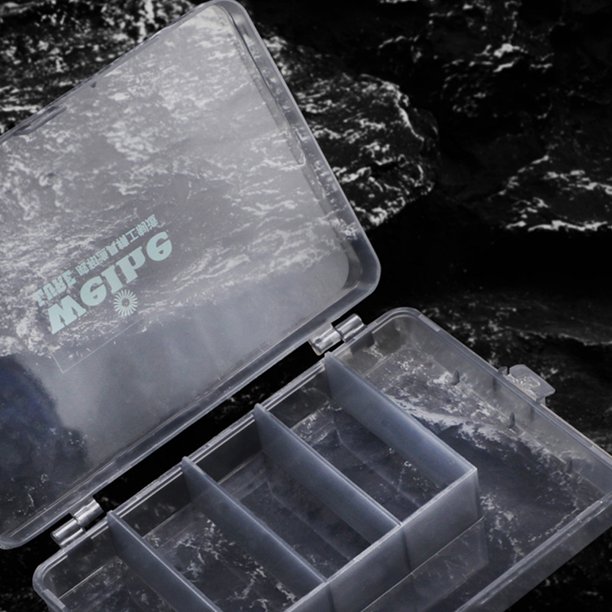 Caja De Señuelos De Pesca Caja de cebo de pesca multifunción, compartimentos, organizador de señuelos de pesca, herramienta de pesca Likrtyny Para Estrenar
