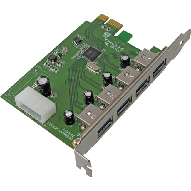 Visiontek USB 3.0 PCIE Expansion Card PCI Express Plugin Card 4