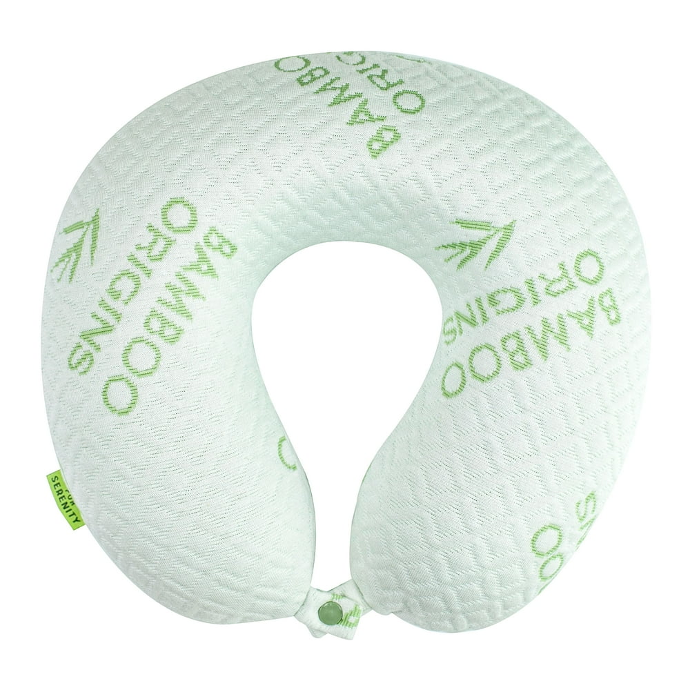 Pur Serenity Pur Serenity Bamboo Origin Memory Foam Travel Neck Pillow