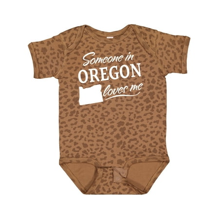 

Inktastic Someone in Oregon Loves Me Gift Baby Boy or Baby Girl Bodysuit