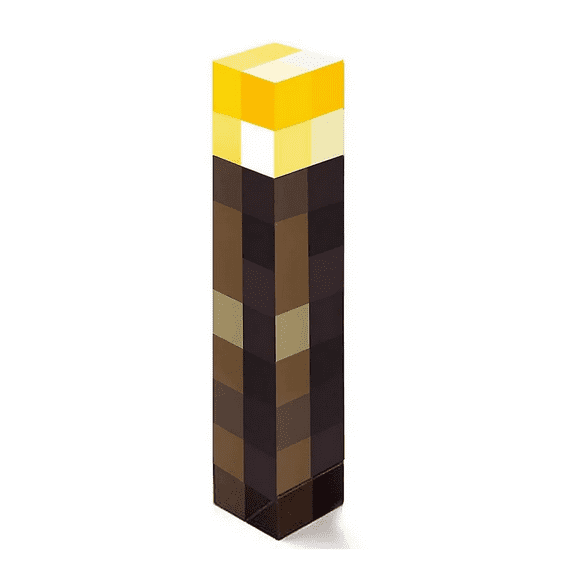 Lámpara Antorcha Led Minecraft Luz Noche 3 Modos