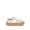 thumbnail image 4 of Justice Little Girl & Big Girl Platform Court Sneakers, 4 of 5