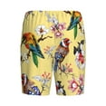 thumbnail image 5 of Fotbe Beautiful Bright Birds And Flowers Pajama Shorts for Men, Men's Pajama Bottoms, Sleepwear,Short Pajama Pants-Small, 5 of 9