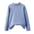 thumbnail image 3 of Grblisyd Mock Neck Sweatshirt for Girls Turtleneck Sweater Long Sleeve Pullover Tops Back To School Outfits Cute Y2K Tops Fall Trendy Clothes, 3 of 6