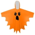 thumbnail image 6 of Gunia Kids Ghost Poncho Cape Cloak Cosplay Halloween Costume Role Play Dress-Up Outfits For Boy Girl Stage Performance Holiday Party Wear,Orange, 6 of 6