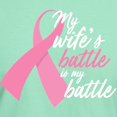 thumbnail image 3 of CafePress - My Wife's Battle Is My Battle Dark T Shirt - Men's Classic Graphic Cotton T-Shirt, 3 of 4