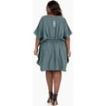 thumbnail image 2 of HAPPY BAY Women's Swimsuit Ladies Dress Swimwear Caftan Summer Casual Bikini Short Sleeve Beachwear Cover Ups for Women 2X-3X Ash, Paisley, 2 of 2