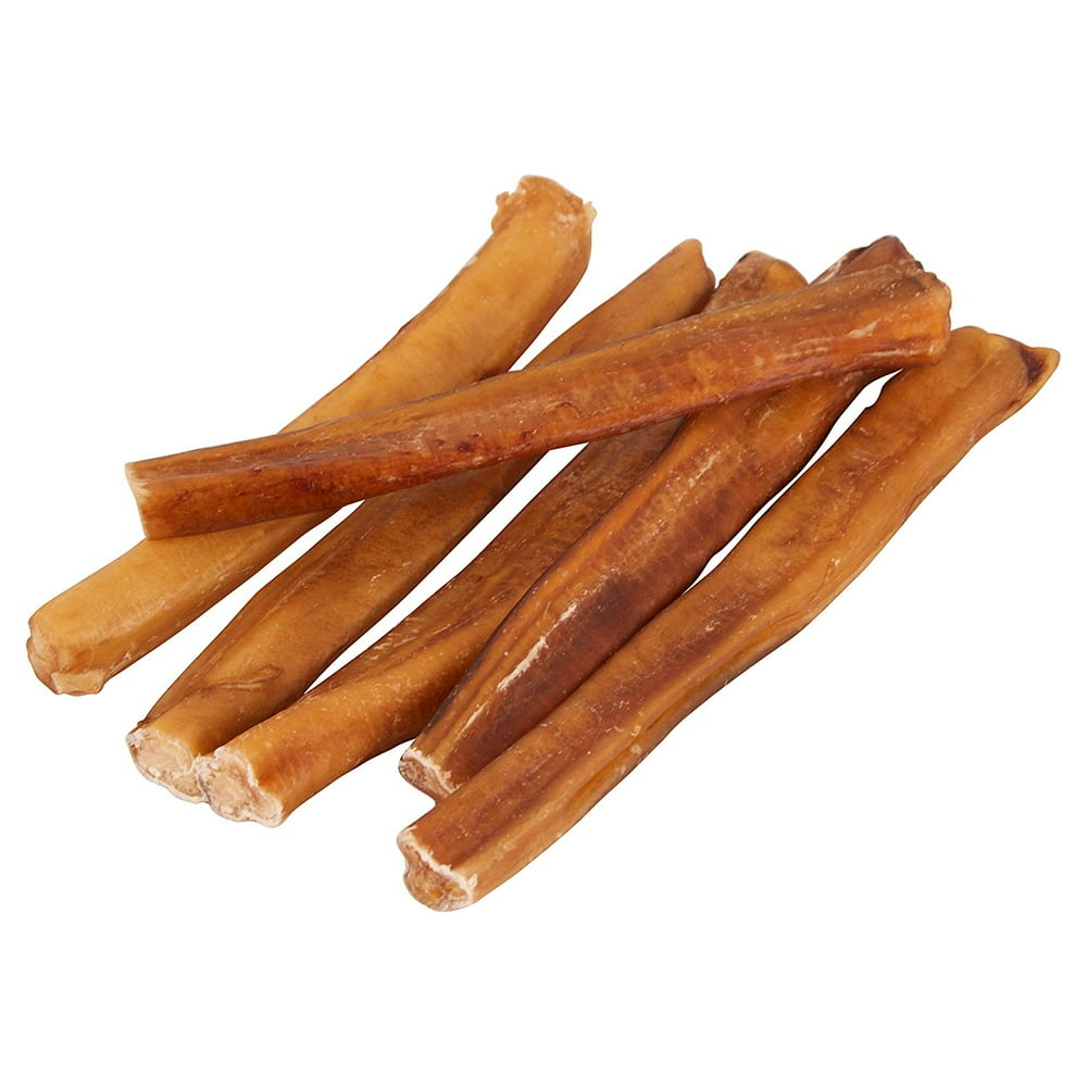 9" Straight Bully Sticks for Dogs [XLarge Thickness] (50 Pack) Natural Low Odor Bulk Dog