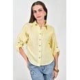thumbnail image 1 of Camisa de lino Roman Fashion /Juvenil, 5123 (Amarillo) amarillo M, 1 of 6