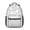 Cat Head White, variant on Space Cat Coloring Page White Pattern Backpack for School, Cute School Bag with Adjustable Shoulder Straps and Padded Back, 15.3"x11"x6.7"