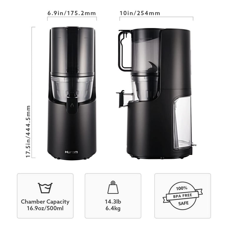 ヒューロム　H-200 Amazon.com: Hurom H200 Renewed Easy Clean Slow Juicer, White