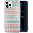 thumbnail image 1 of Case Yard iPhone-12-Pro-Max Case Clear Soft & Flexible TPU Ultra Low Profile Slim Fit Thin Shockproof Transparent Bumper Protective Cover Drop Protective Cell Phone Cases (Aztec Pattern), 1 of 8