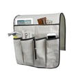 thumbnail image 3 of Anti-slip Couch Sofa Armrest Organiser Chair Bed Hanging Storage Bag For Tv Remote Control Mobilegrey, 3 of 3