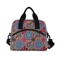 thumbnail image 6 of FORMRS Reusable Lunch Bag for Work School Leakproof Insulated Cooler with Adjustable Shoulder Strap, Colorful Mandala Pattern, 6 of 6