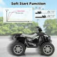 thumbnail image 3 of Resenkos 24V Kids Ride On Electric ATV, Ride On Toy Car for Kids 3-8 Boys & Girls Black, 3 of 8