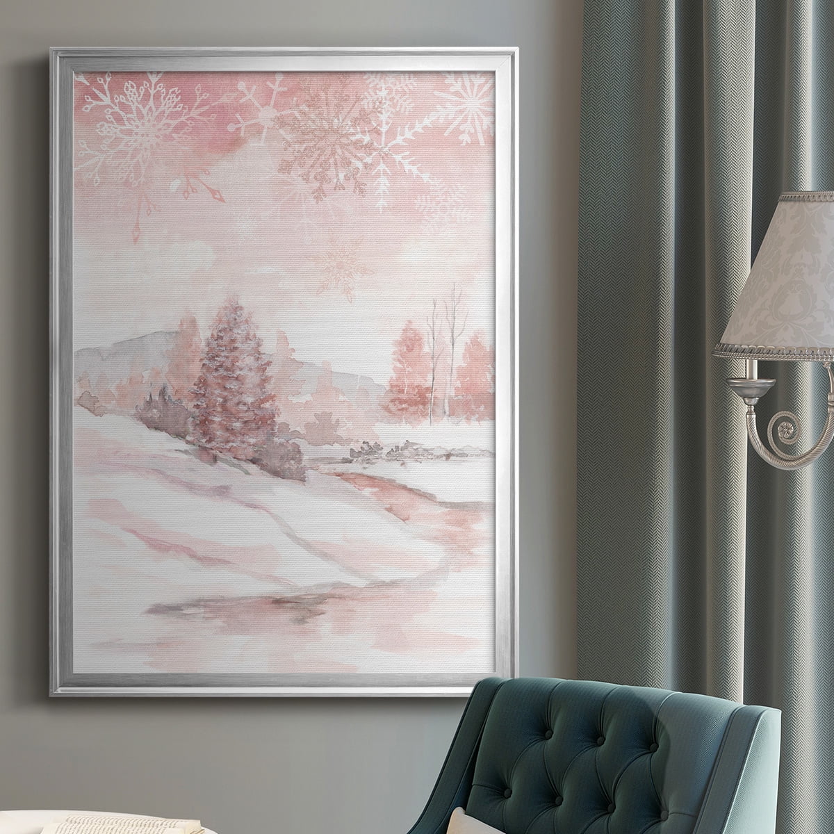 Blush Winter Premium Framed Print - Ready to Hang