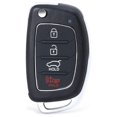 thumbnail image 1 of Étui de Remplacement pour Clé Compatible avec Hyundai Sonata Santa Fe Flip Key Télécommande, 1 of 4