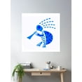thumbnail image 2 of The Kokopelli Tortoise Poster Wall Art, Modern Wall Decor For Living Room Bedroom, 30x30 UNFRAMED, 2 of 3