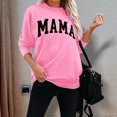 thumbnail image 2 of Nugftut Sweatshirts for Women Letter Printed Plain Sweatshirts Crew Neck Long Sleeve Casual Loose Pullover Top, 2 of 5