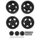 thumbnail image 1 of 4 Uds ruedas de coche RC de plástico para coche de Control remoto 1/10 para AXIAL SCX10 90046 negro, 1 of 8