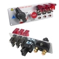 thumbnail image 4 of facefd Switch Panel Ignition Button Multifunctional Automotive Accessories 4 in 1 Dashboard Switches Replaced Part Car Supplies Red Red, 4 of 6
