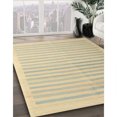 thumbnail image 3 of Ahgly Company Machine Washable Indoor Rectangle Contemporary Brown Gold Area Rugs, 8' x 12', 3 of 7