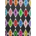 thumbnail image 1 of Ahgly Company Indoor Rectangle Patterned Dark Gray Novelty Area Rugs, 5' x 8', 1 of 6
