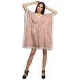 thumbnail image 2 of Moomaya Robe Courte de Caftan de Plage, Robe de Couverture Imprimée, Kaftan pour Femmes, Tenue de Plage, Couverture, 2 of 4