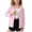 Pink, variant on GigrtiJin Sun Protection Shirts for Girls Long Sleeve Hoodie Jackets Collared Zip up Stretch Biker Running Jacket 3T-16T