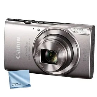 Canon PowerShot ELPH 360 HS A Digital Camera (Silver) (International Version)