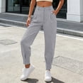 thumbnail image 2 of Aihuaihua Womens Dress Pants Business Casual 2026 Trendy High Waisted Ankle Length Dressy Trousers Slacks Work Clothes Grey XL, 2 of 5