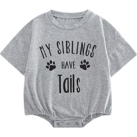 

Baby Boys Girls Romper Infant Funny Bodysuit Outfit 0-18 Months