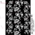 thumbnail image 2 of Dress My Craft Transfer Me Sheet A4-3D White Flower #6 MCDP2411, 2 of 2