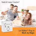 thumbnail image 4 of Riddex Sonic Plus Ultrasonic Pest Repeller, Plugs in with extra Outlets Indoor Use - Insect Repellent - Bug Repellent for Home Defense - Protect Against Rodents & Insects, Chemical Free(3 Pack White), 4 of 6