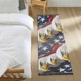 thumbnail image 3 of Yayeee Runner Rug for Bedroom 2'x6' Machine Washable Hallway Non Slip Mat, American Eagle Pattern, 3 of 8