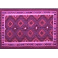 thumbnail image 1 of Ahgly Company Indoor Rectangle Oriental Purple Traditional Area Rugs, 3' x 5', 1 of 4