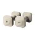 thumbnail image 1 of Mancuernas WeGym SafeGrip Square de 15 lb, par antideslizante, 1 of 7