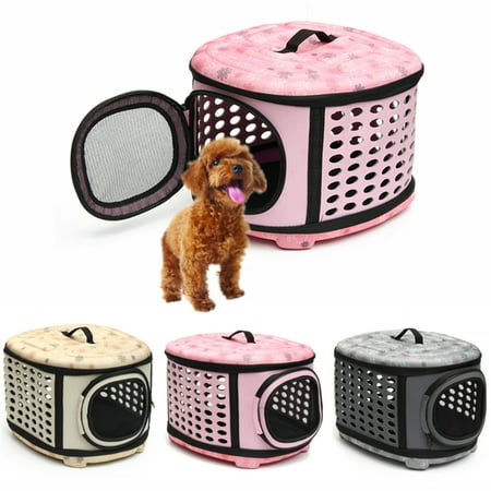 Breathable Pet Carry Side Bag Dog Cat Cage Kennel Foldable Puppy Pets Tote Shoulder Bag for Outdoor Travel Car