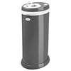 Ubbi Stainless Steel Diaper Pail, Odor Locking, No Special Bag Required, Award-Winning, Registry Must-Have, Slate